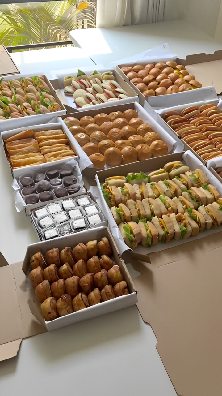 Bandeja de piqueos variados y gourmet para eventos